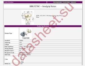 HBL5278C datasheet  